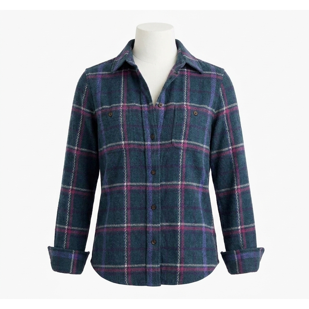 NEW FAHERTY legend sweater shirt in northern lights plaid
